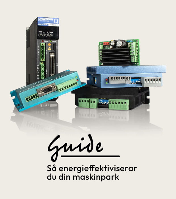 Guide för hur du energieffektiviserar din maskinpark